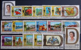 Dominica British Kat. 267-285 gest. 1969 Kat. 40 Euro