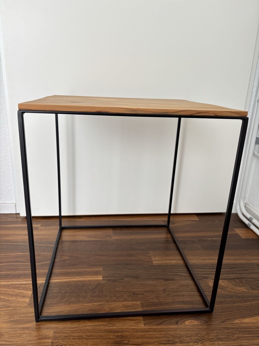 Tables: Beistelltisch Slim Irony mit Holzabdeckung – D'occasion à Zürich par FedeSara 2