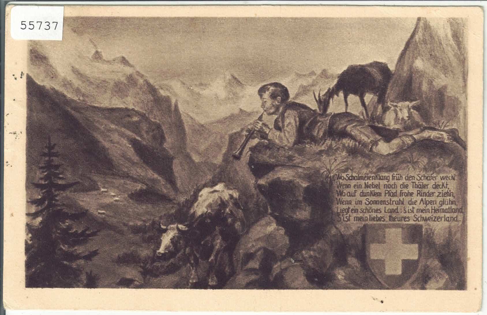 Cartoline postali: Bundesfest der Schweizer Gesellschaft - Darmstadt – Usato da Ettingen venduto da Kartenplanet