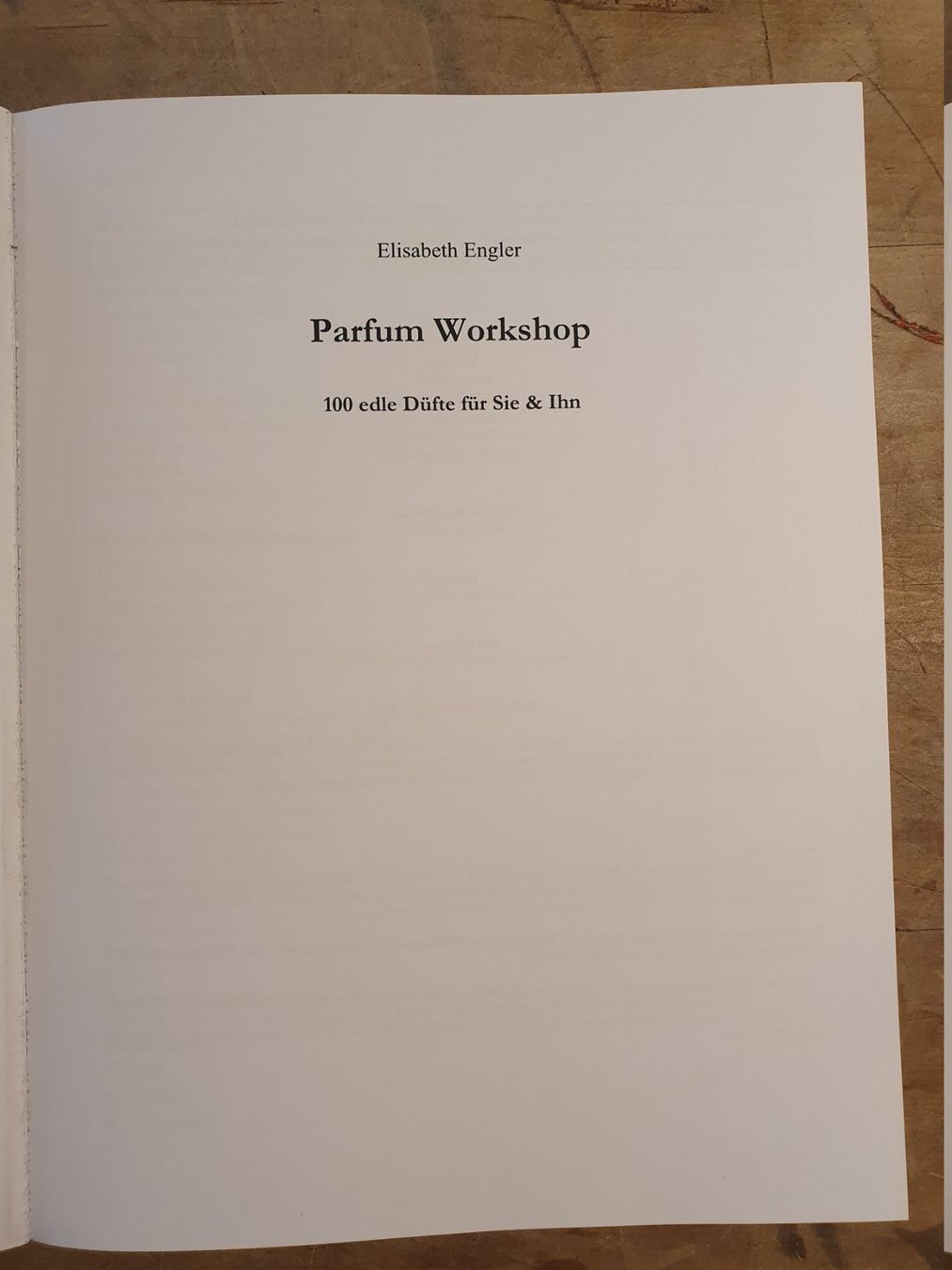 Libri: Parfum Workshop Elisabeht Engler Compbook Beauty – Usato da Zürich venduto da loosebone 1