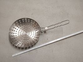 Edelstahl Grillschale / Maronipfanne – Zusammenklappbar