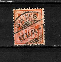 1904 Schweiz 10C Stempel Gams