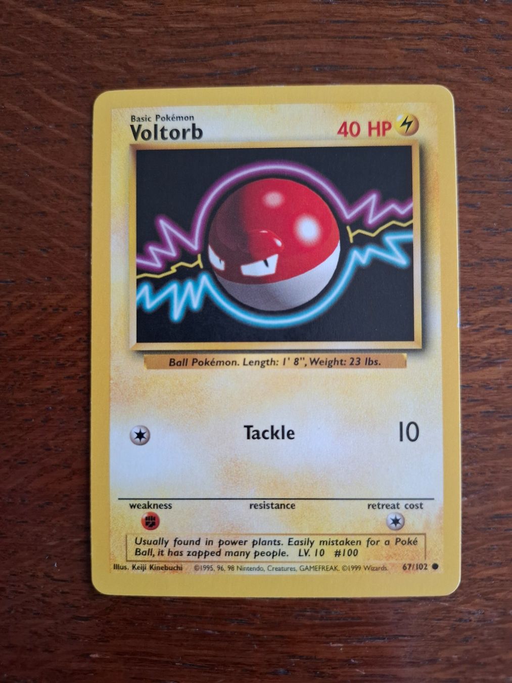 Pokémon Carte collezionabili: Pokemon Voltorb Base Set 67/102 – Usato da Giornico venduto da ale_lc8k