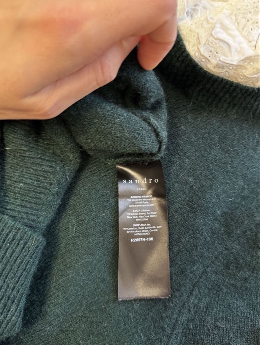 Kleider: Sandro Strickkleid 79% Wolle, Grösse 36  – Gebraucht aus Luzern von vmb_x5zn 3