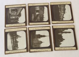 6 antike Glasnegative Fotoplatten Russland Peterhof Kremel