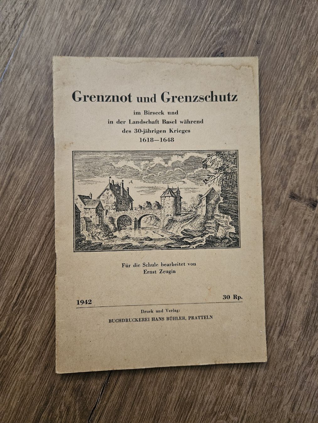 Bücher: Heft Grenznot und Grenzschutz – Gebraucht aus Hasle b. Burgdorf von mir_qk9d