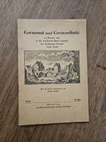 Heft Grenznot und Grenzschutz
