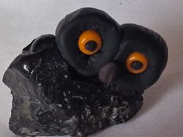 Eule Figur Naturstein Handgemacht sie Foto Wunder schön