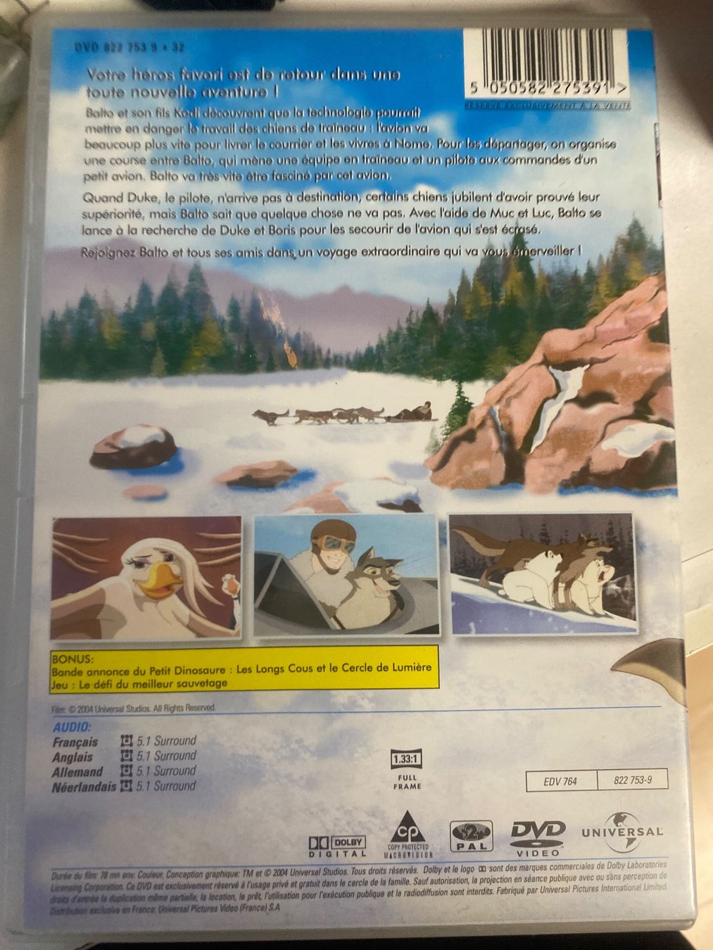Alle DVDs: Balto 3 - Sur l'Aile du Vent - DVD – Gebraucht aus Le Brassus von cinema13 1