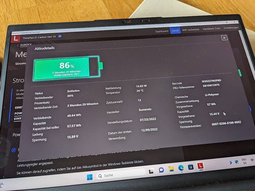 Lenovo Notebook: Lenovo ThinkPad X1 Carbon Gen 10 – Nuovo (secondo la descrizione) da Innertkirchen venduto da Flir 3