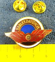 HD HARLEY-DAVIDSON GOLDEN LOGO 2NÄGEL-PIN ENAMEL