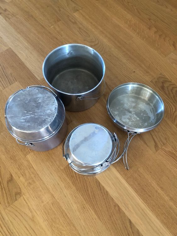 campingtöpfe titan Campingtöpfe 3 Stück (Gebraucht) in Teufen AR für CHF 5 – mit Lieferung