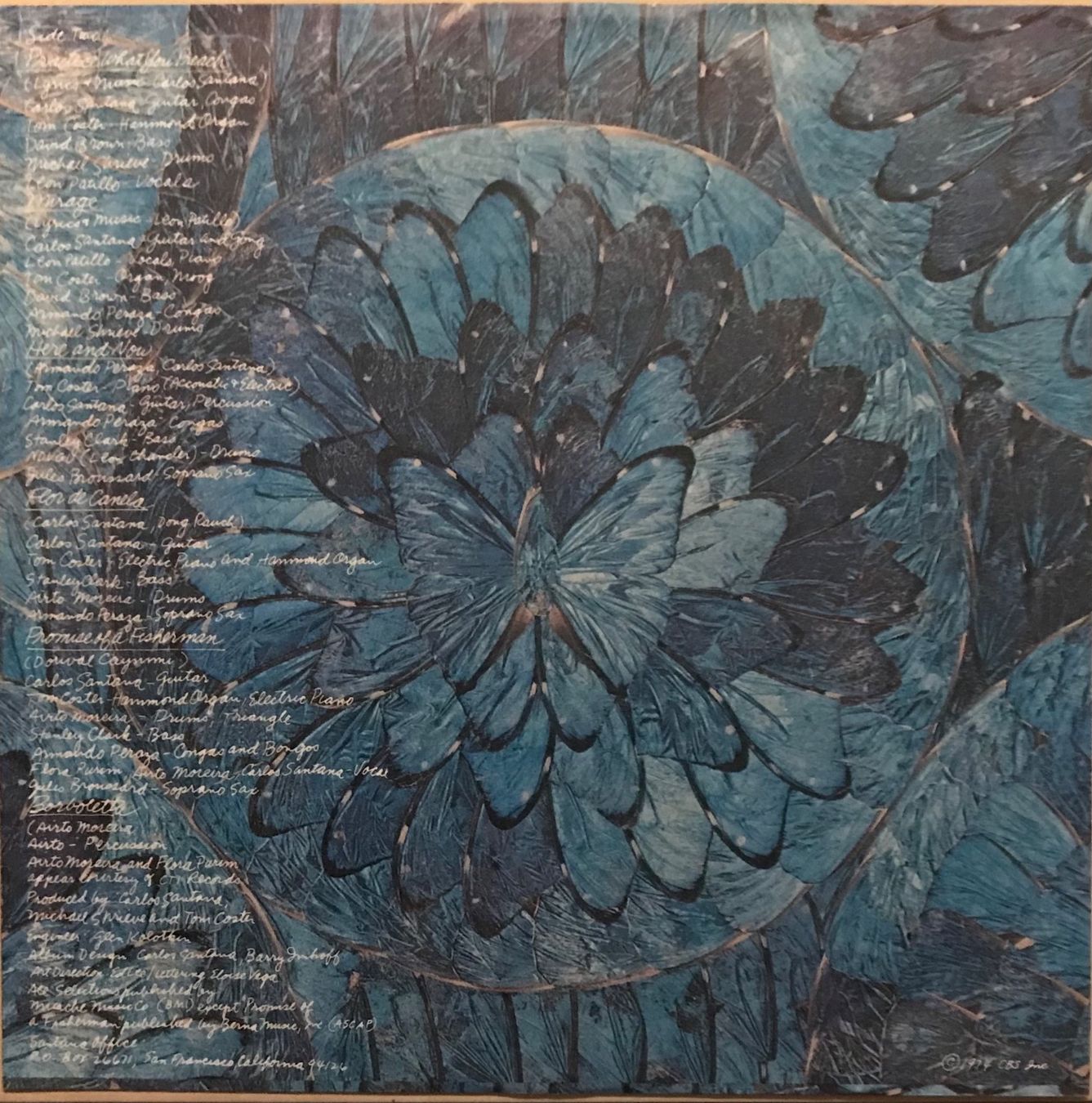 Vinyles: SANTANA - BARBOLETTA – D'occasion à Bussigny par vinyl-pas-cher 4
