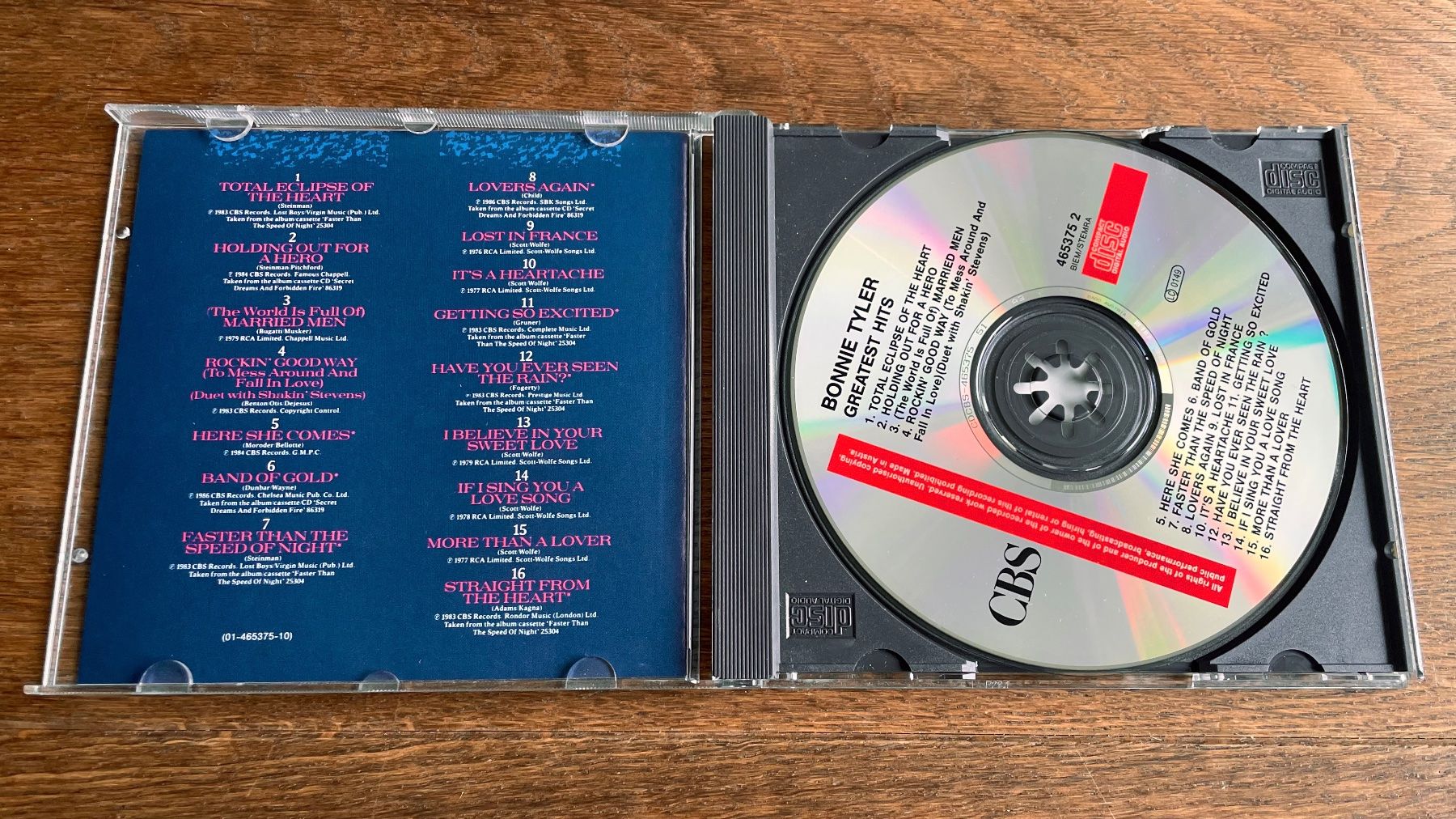 CD: Bonnie Tyler - Greatest Hits - CD – Usato da Pontresina venduto da il-bain 2