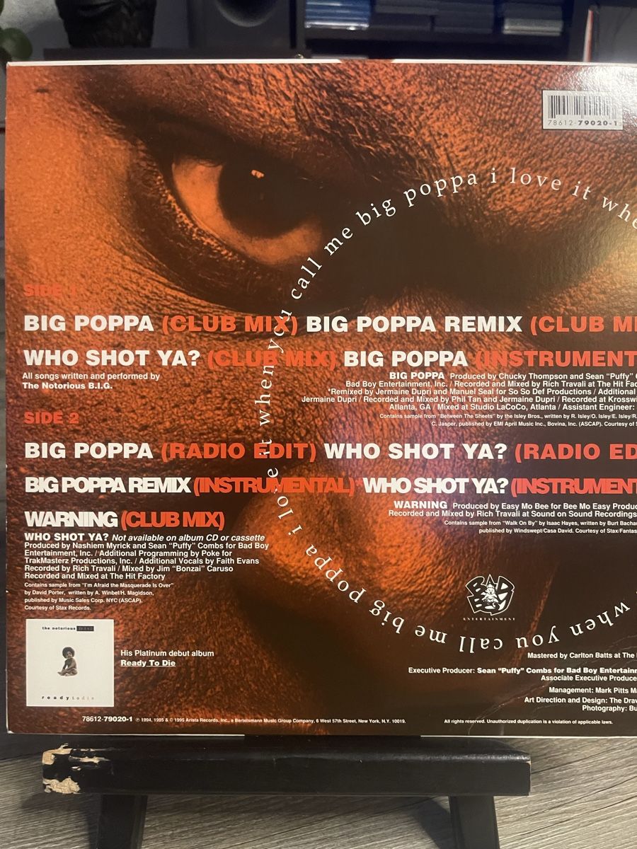 Dischi in vinile: The Notorious BIG / Big Poppa  – Usato da Dagmersellen venduto da stonefinger 1