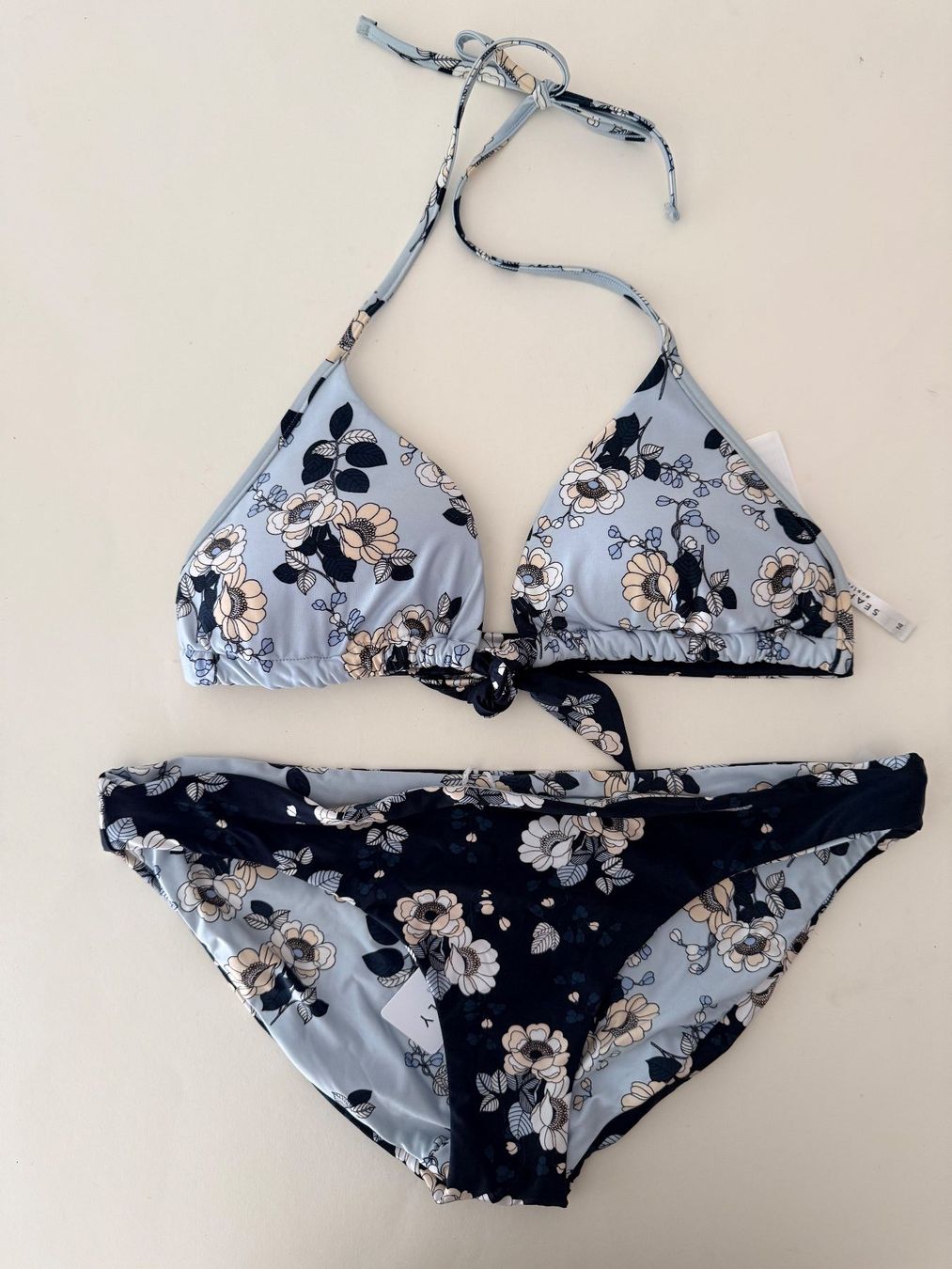 Seafolly Maillots de bain & Bikinis: SEAFOLLY, Bikini SPLENDOUR, Grösse 40, Hellblau/Dunkelblau – Neuf avec emballage d'origine à Rudolfstetten par gst_g7xl 4