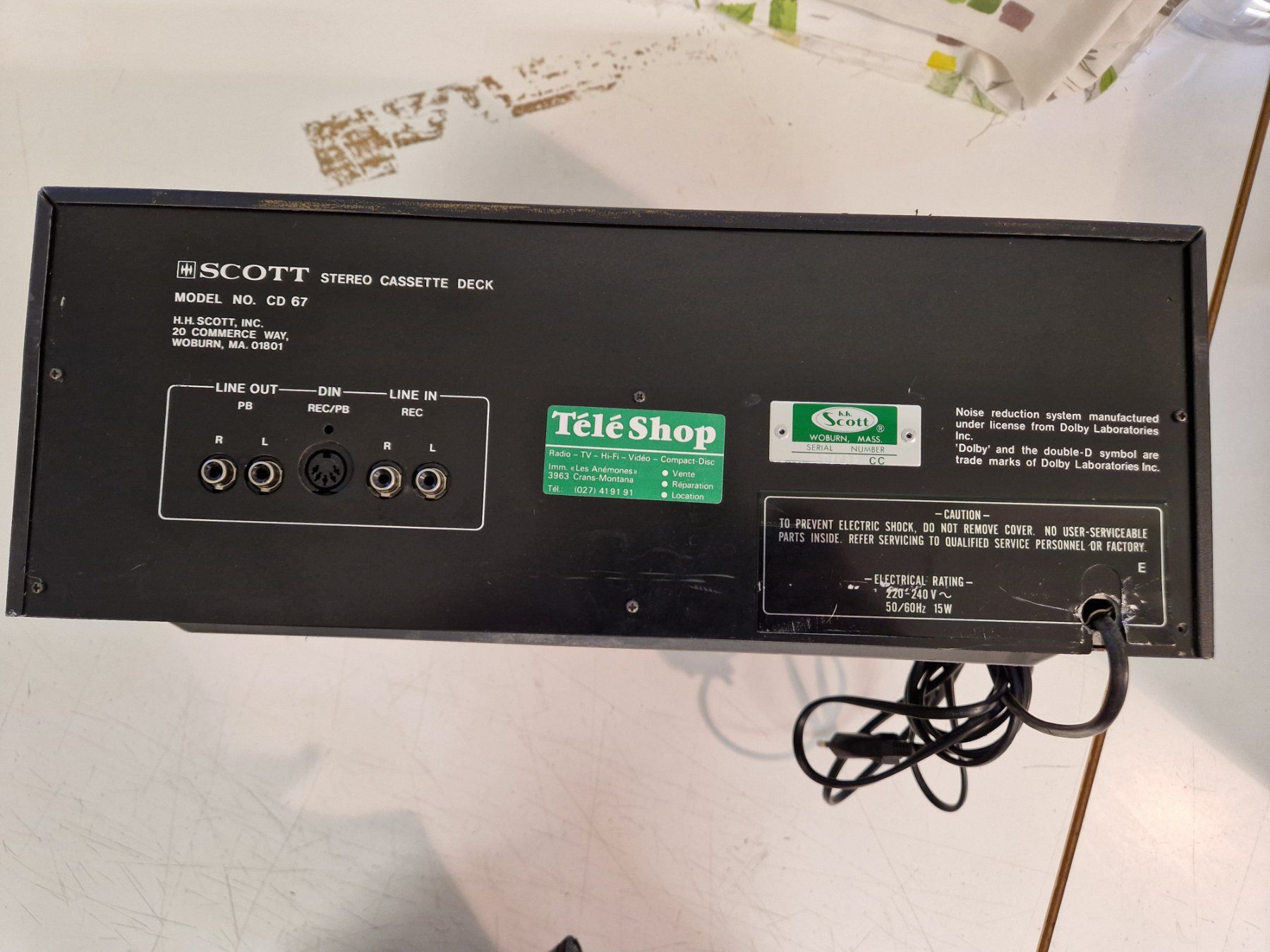 CD: Scott Tape Deck CD67 – Usato da Wädenswil venduto da tome70 6