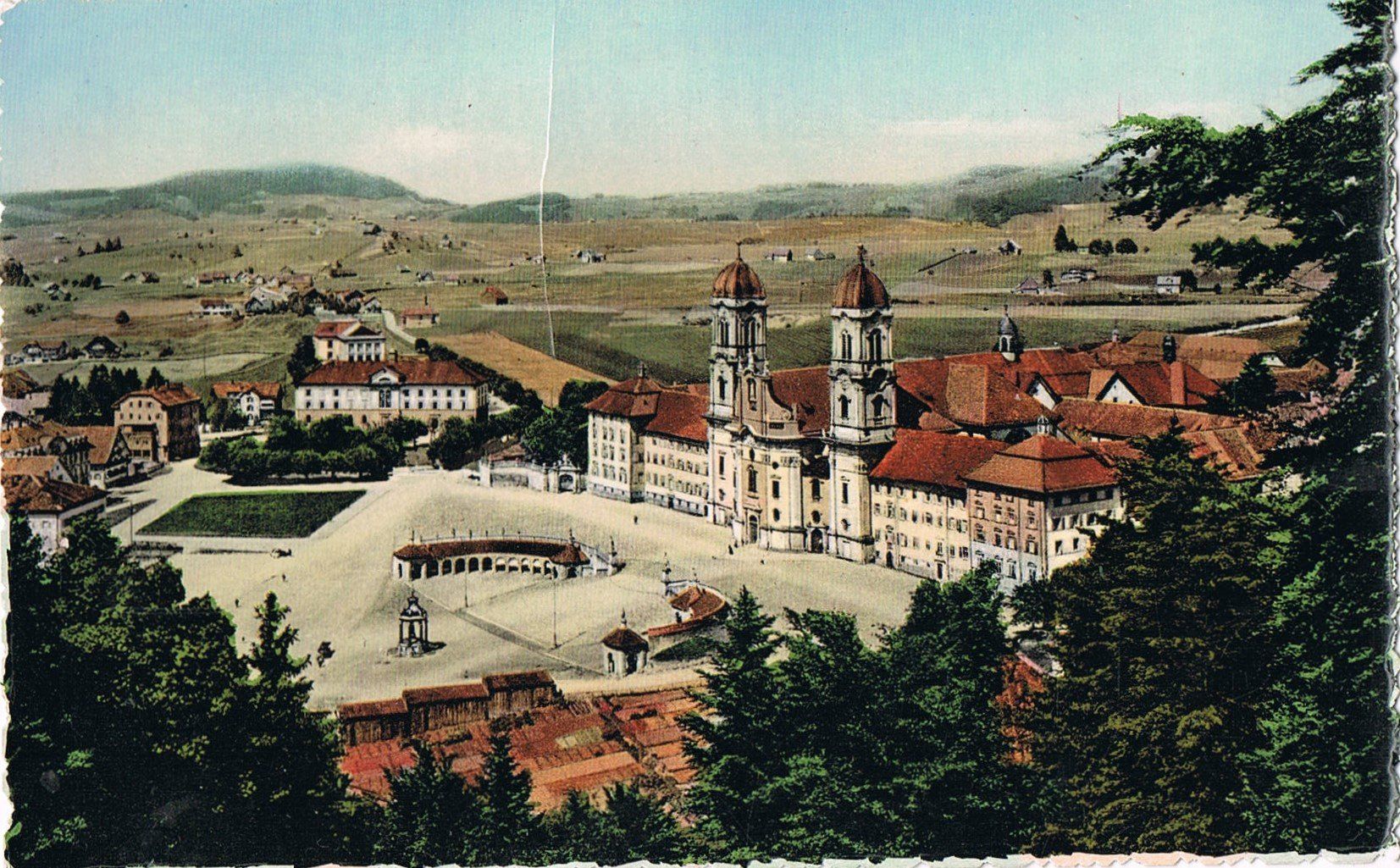 Ansichtskarten: Kloster Einsiedeln – Gebraucht aus Buchs AG von Baerfisch