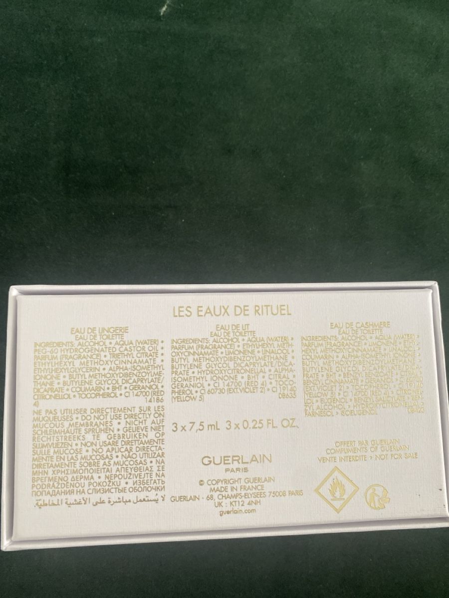 Les Eaux de Rituel 3 x 7,5ml Guerlain NEU (Neuf (Voir description