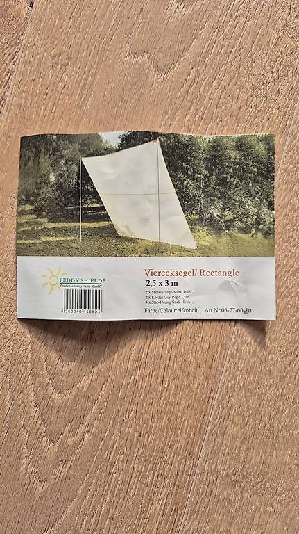 Sonnenschirme: 5 sets de voile d'ombrage 2.5x3m – Gebraucht aus La Tour-de-Peilz von Lepuik