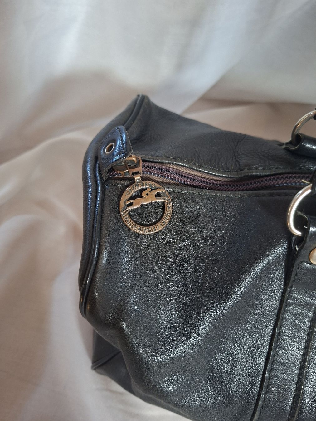Longchamp Borse da donna: Sac Longchamp en cuir – Usato da Lausanne venduto da Super-cerise 2
