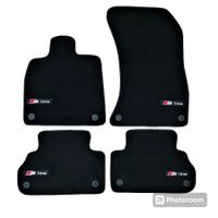 Velours Teppich Fussmatten für Audi Q5 FY Baujahr 01.2017-24