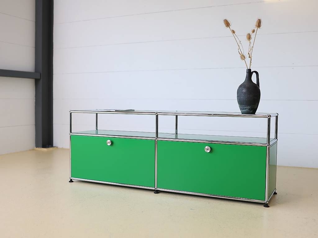 Cassettiere: USM Haller Lowboard in grün – Usato da Meinisberg venduto da atelier_TILIJA 9