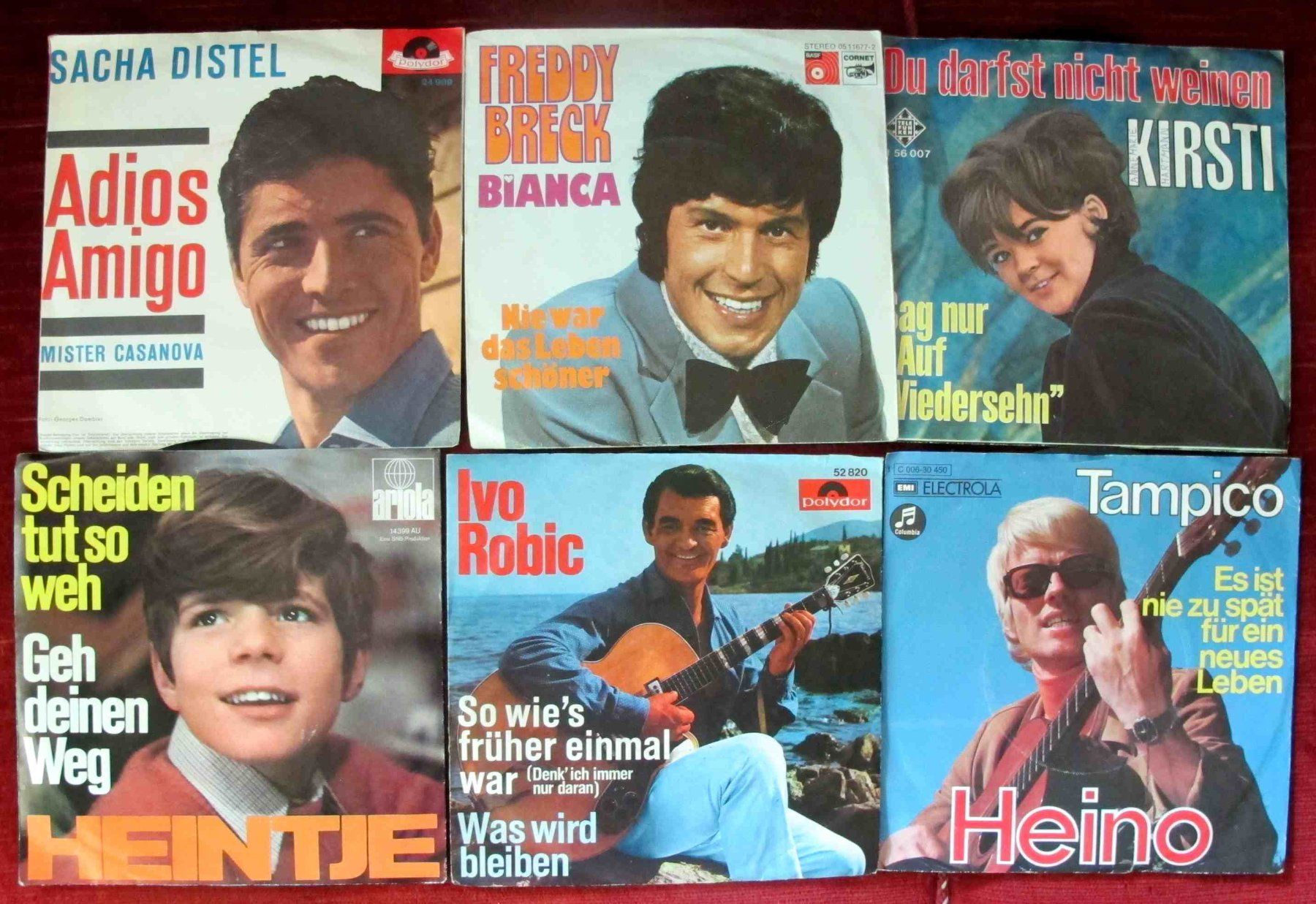 Dischi in vinile: Schlager - Sammlung 6 Singles Vinyl – Usato da Schaffhausen venduto da vinylandmore