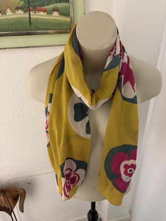 Tuch/Foulard/Schal Gudrun Sjöden, Baumwolle, schöne Farben