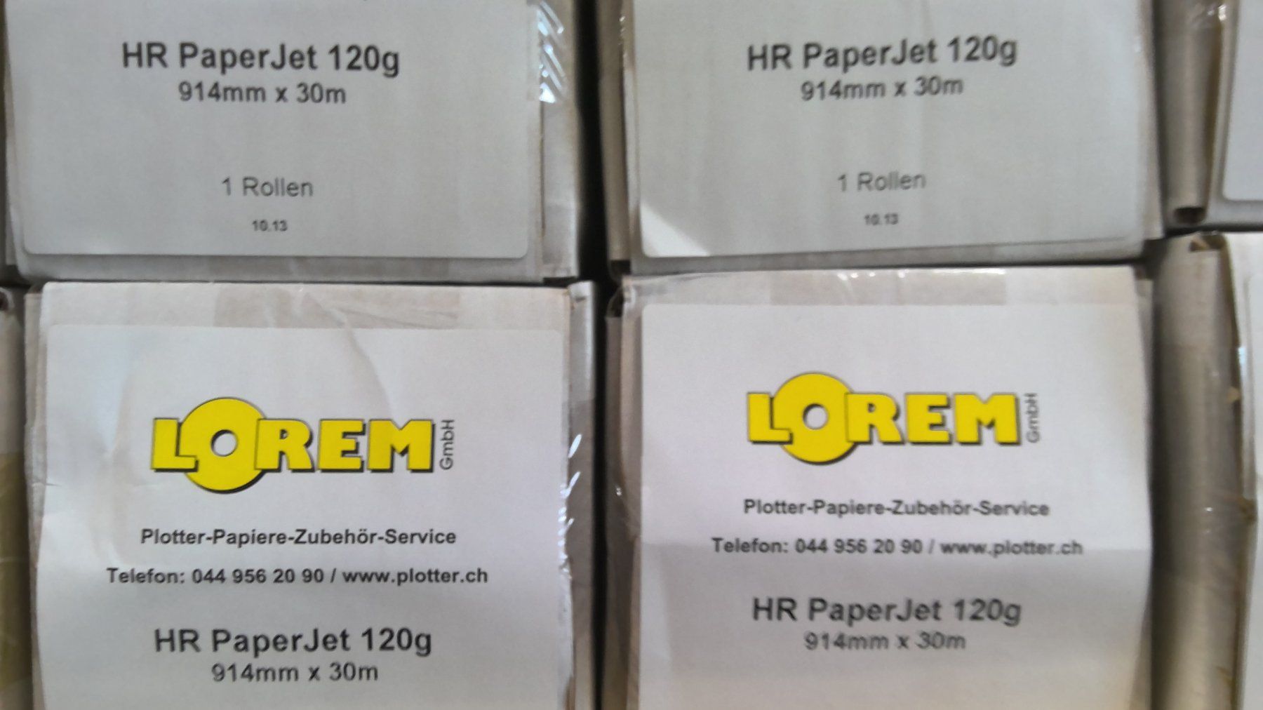 Carta: HR PaperJet 120g 914 x 30m Plotterpapier – Nuovo (secondo la descrizione) da Fehraltorf venduto da loremgmbh