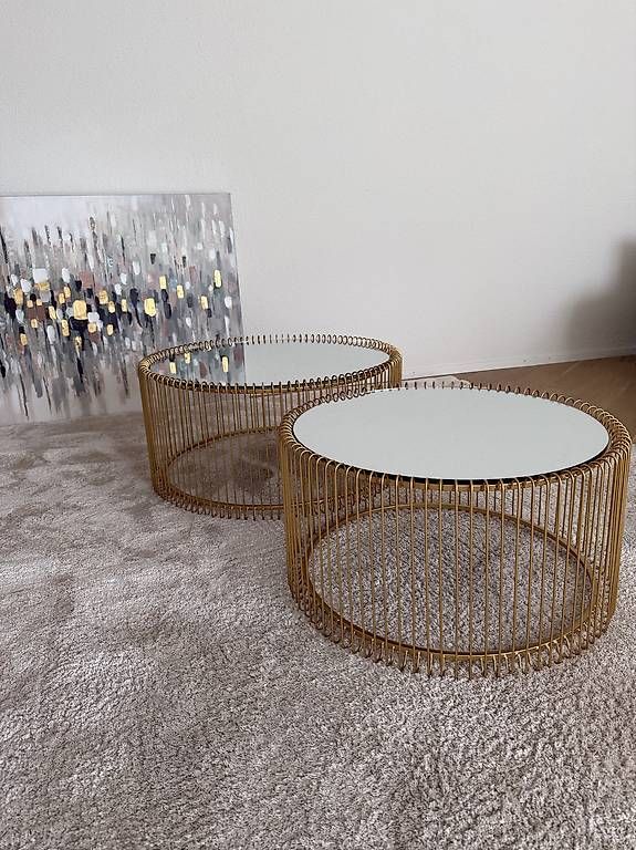 Tavoli: Kare Design Couchtisch Wire (2/Set) – Usato da Riehen venduto da instyle03 2