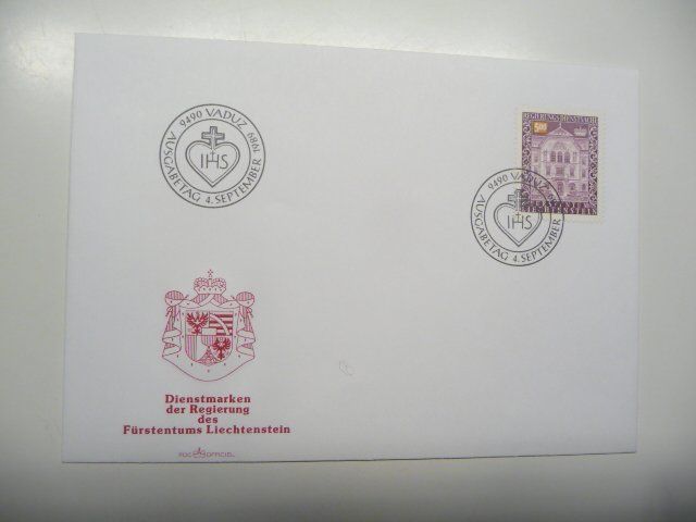 Tutti i francobolli: 1968  Dienstmarken Liechtenstein  /  6 FDC – Nuovo e nell'imballaggio originale da Kloten venduto da zimboida 5
