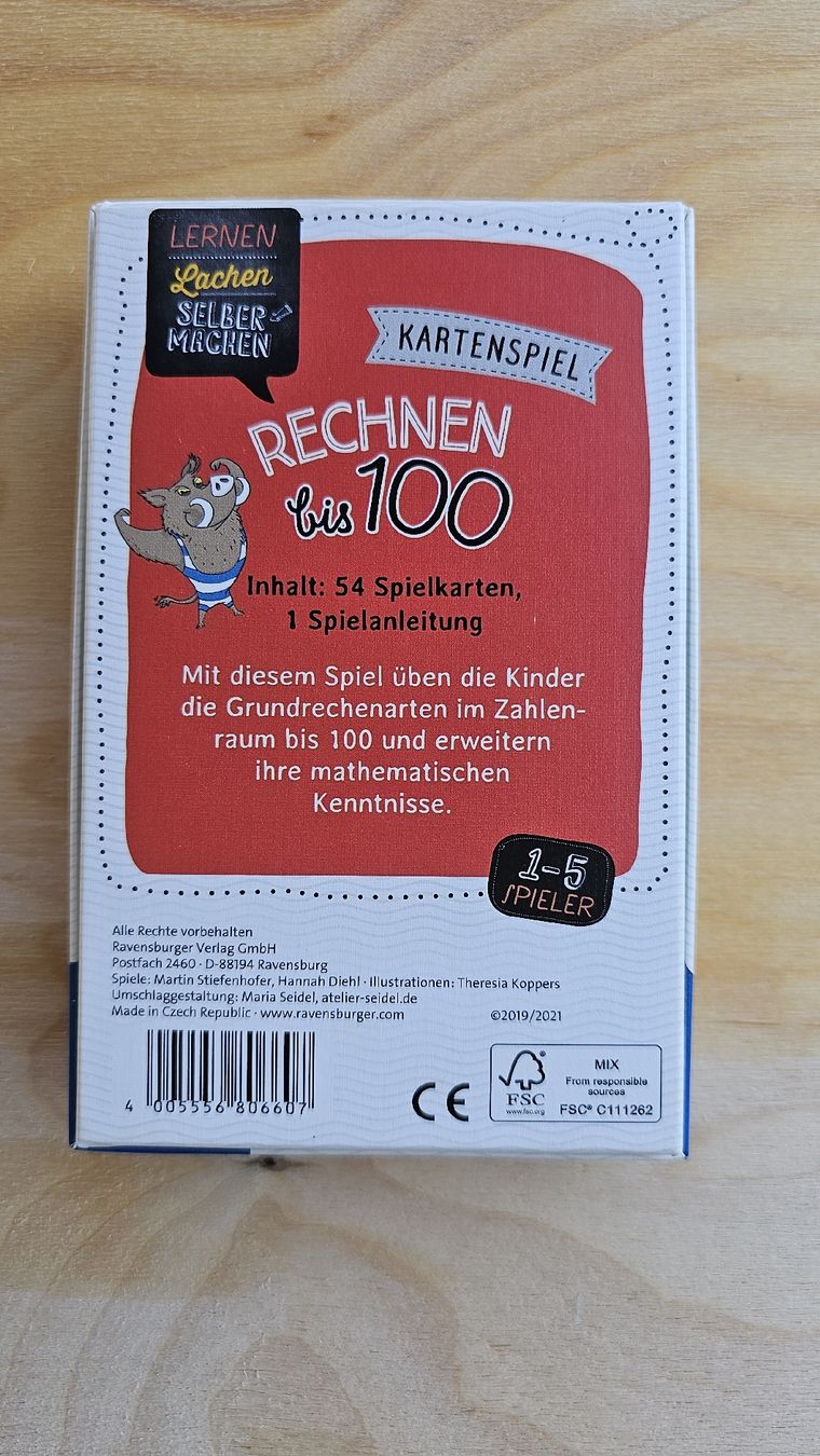 Ravensburger Giochi: Lernspiel Rechnen bis 100 – Usato da Embrach venduto da Lorenzo014 1