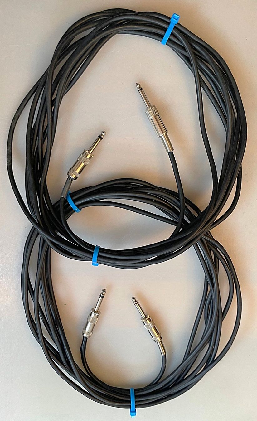 Cavi: 2 Lautsprecher-Kabel à 6 m / Jack -Jack – Usato da Wattwil venduto da webrawa