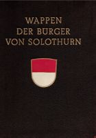 Buch "Die Wappen der Bürger von Solothurn", 1937