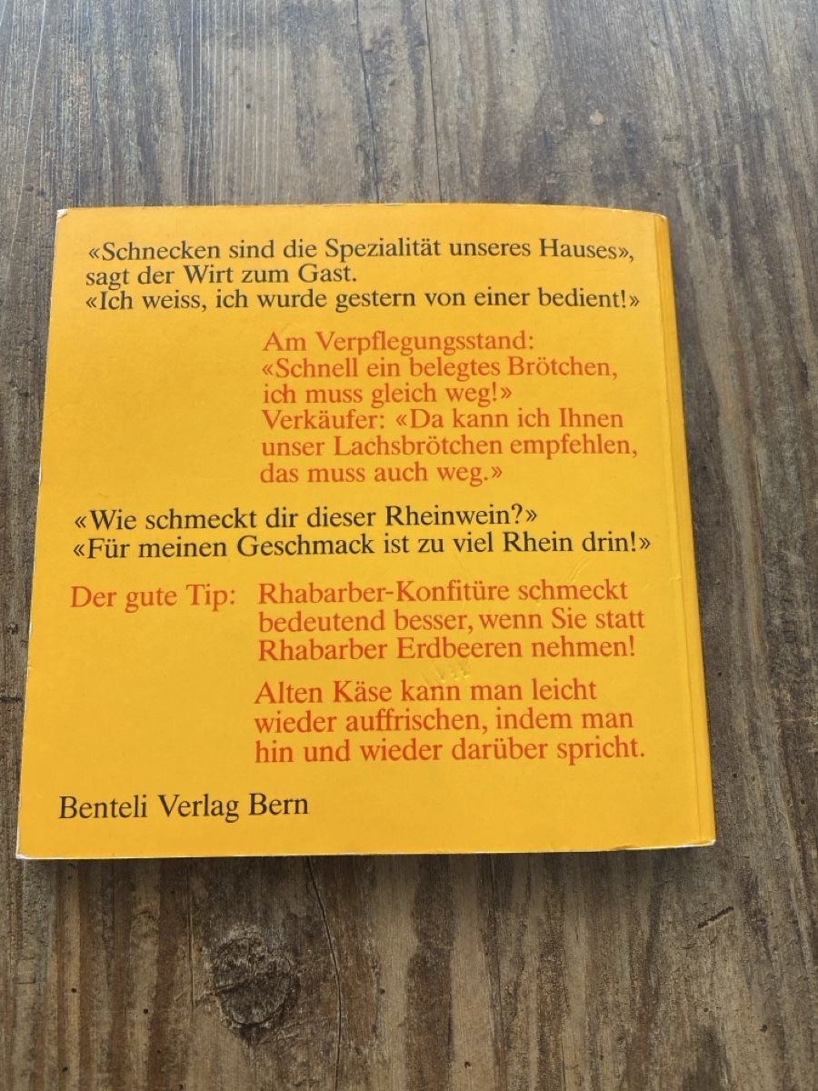 Libri: Witzebuch "Flambieren Sie die Rechnung!" Humor Essen – Usato da Uttigen venduto da edicomedy 1