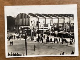 AK Basel Mustermesse 1943, gelaufen nach Lubingen
