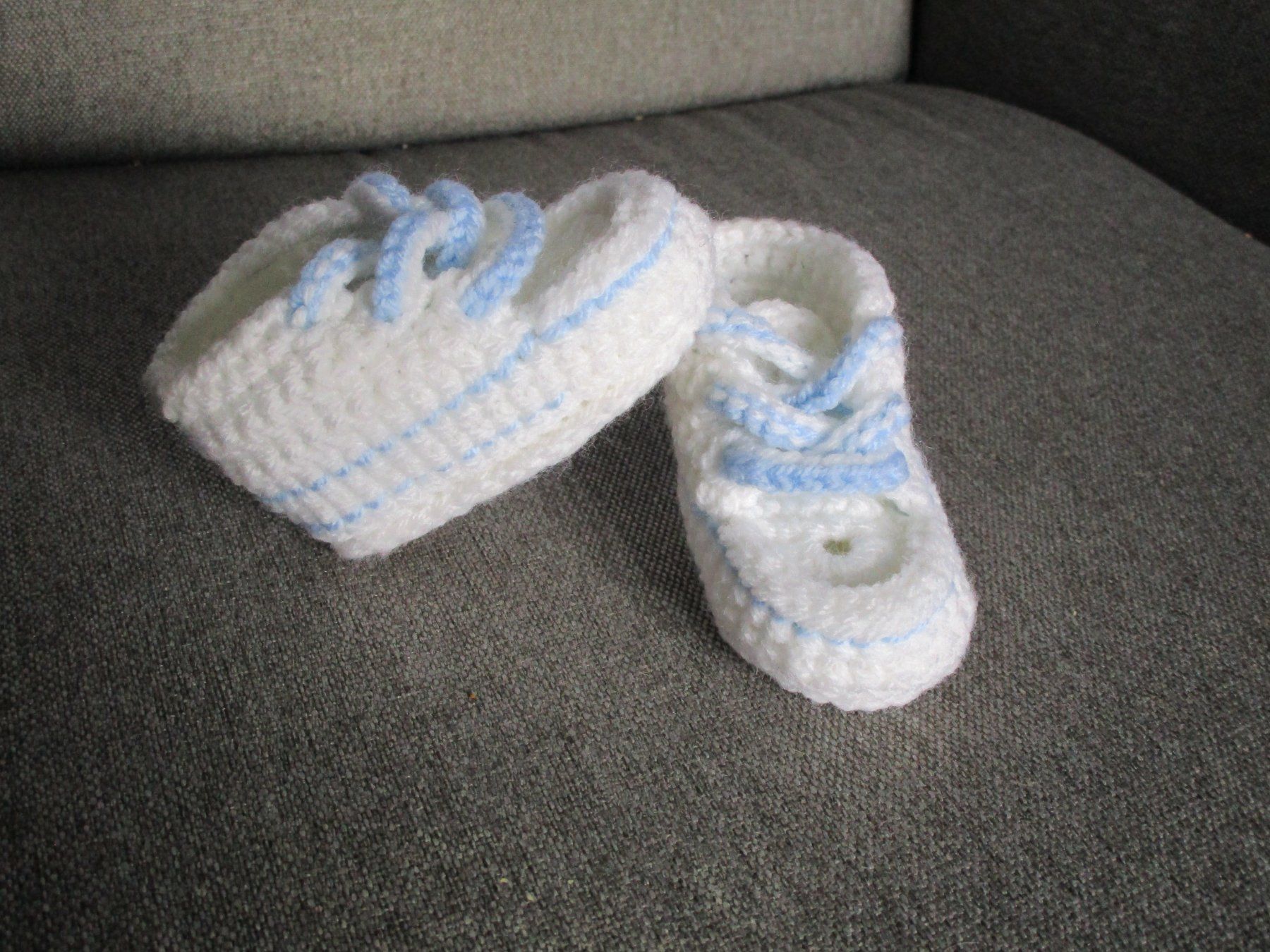 Coperte: Gehäkelt Babydecke + Babyschuhe – Nuovo (secondo la descrizione) da Leuk Stadt venduto da Simone_RZ 6