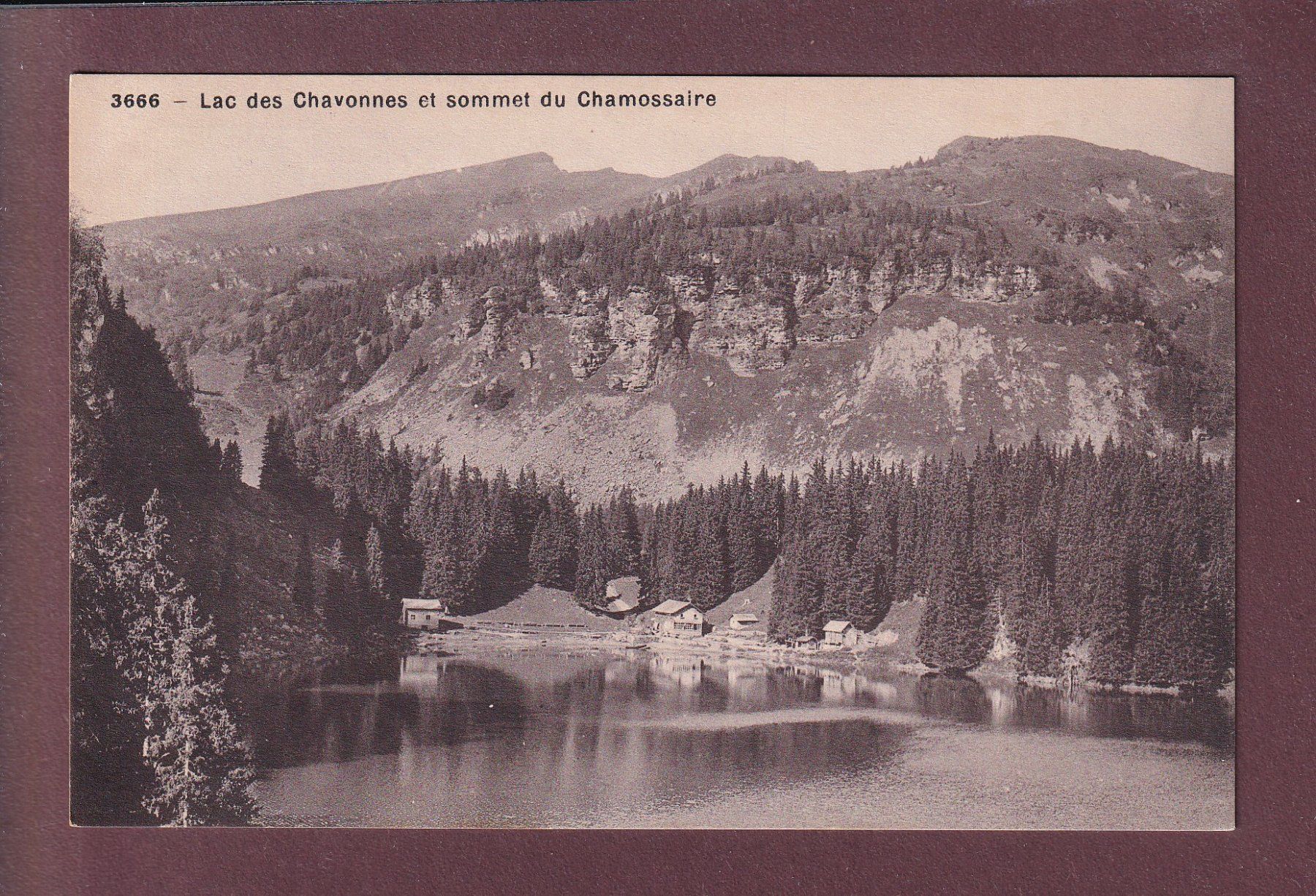 Ansichtskarten: LAC DES CHAVONNES - Chamossaire – Gebraucht aus Pully von nicecards