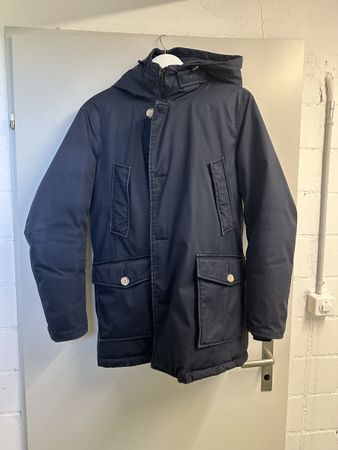 Woolrich Arctic Parka Herren, Navy, Gr. S mit Fellkragen