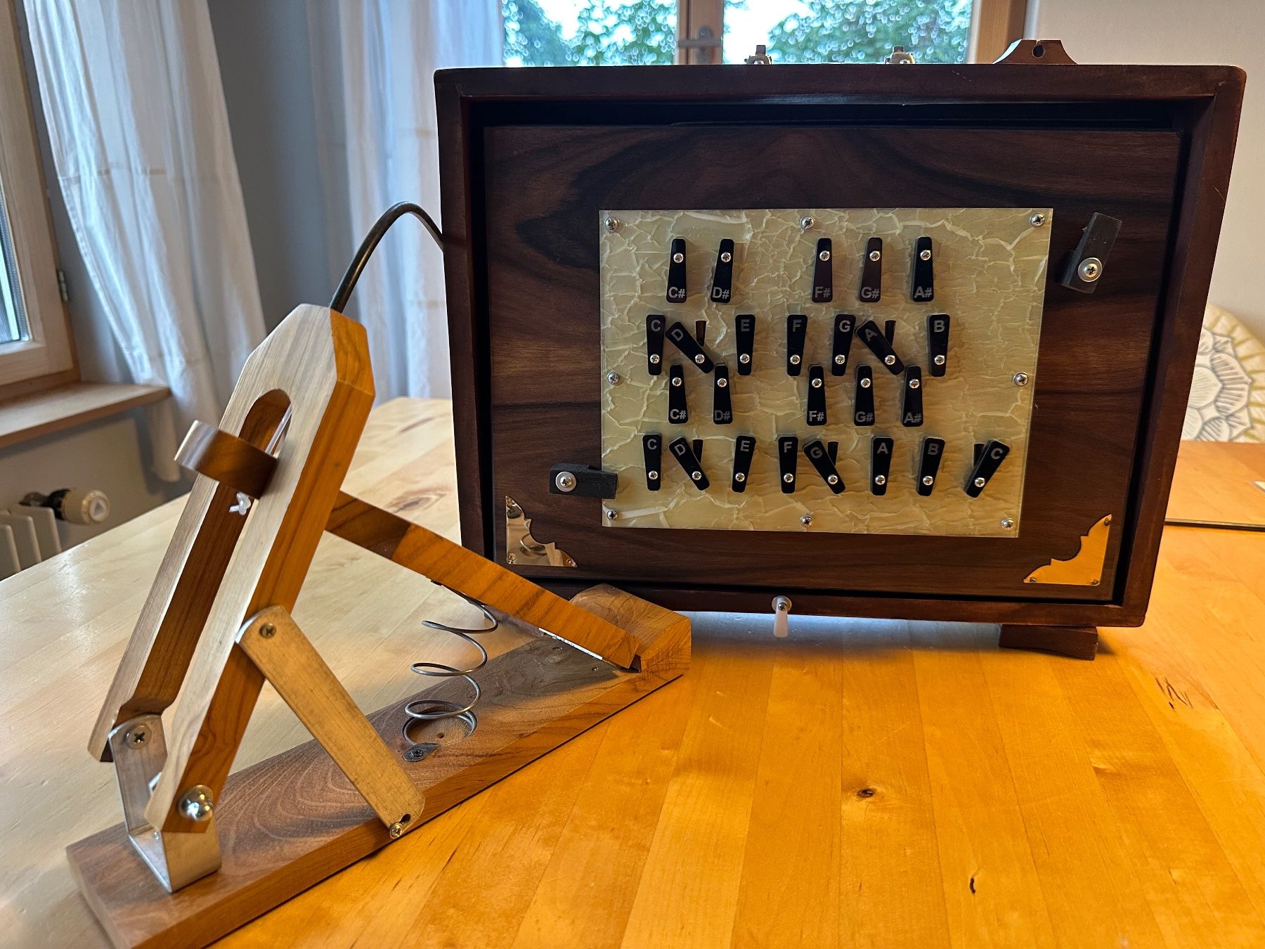 Strumenti musicali: Shruti Box Handgefertigt, 25 Tasten – Usato da Uttwil venduto da hermes72 1