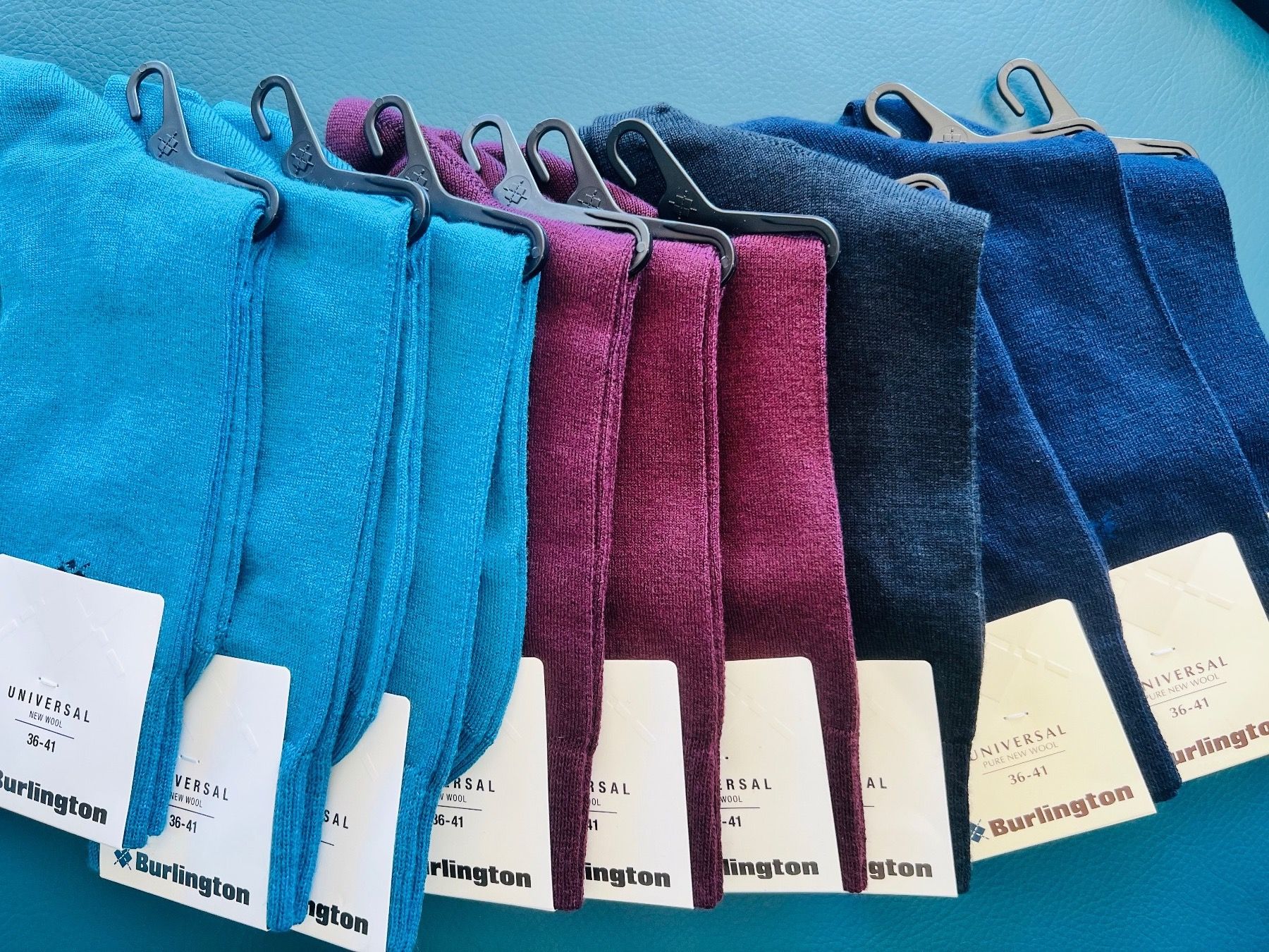 Burlington Calze: Damen Socken Burlington/98% Schurwolle – Nuovo e nell'imballaggio originale da Zumikon venduto da DamenFashionShop 1