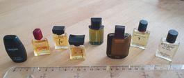 8 Parfüm Flakon Miniaturen Guy Laroche, Kanebo, Krizia...