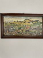 Dölf Mettler Bauernmalerei 1983 original BUCO-Rahmen