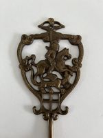 alter Wandhaken aus Messing