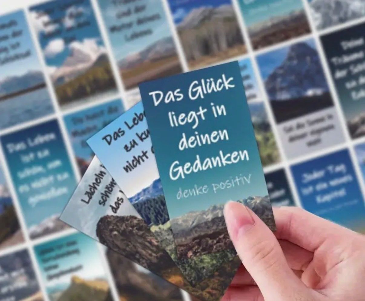 Libri: 100x Affirmationskarten-Landschaften- Positiv-Visualisieren – Nuovo e nell'imballaggio originale da Teufenthal AG venduto da MeineSchatztruhe 2