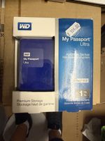 WD My Passport Ultra 1TB Externe Festplatte Blau Neu