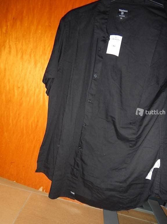 Hemden: XL - L camicia uomo maniche corte nera – Neu (gemäss Beschreibung) aus Coldrerio von camillo71 1