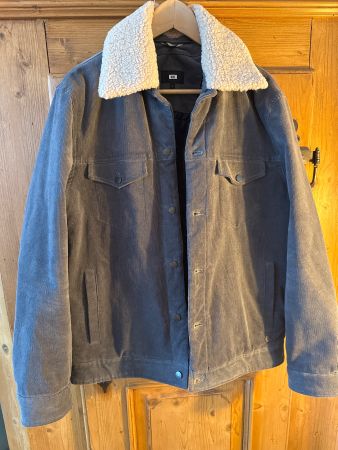 Cordjacke mit Teddykragen WE Gr. S Herren