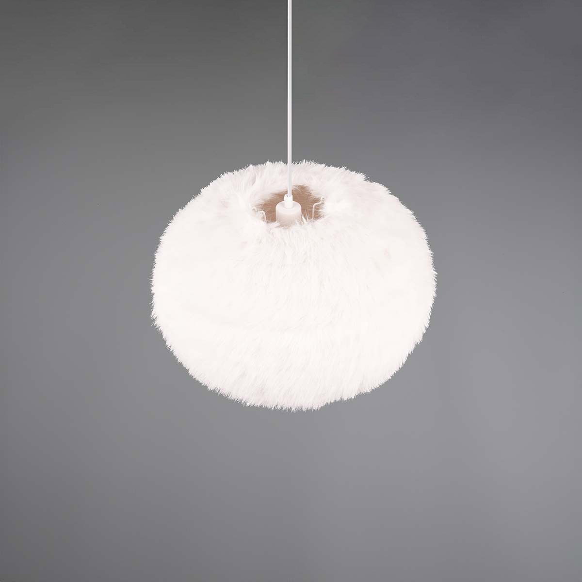 Lampadari & plafoniere: Pendelleuchte, Weiss, Plüsch, 50 cm Ø – Nuovo (secondo la descrizione) da Kreuzlingen venduto da Smart-Light 5